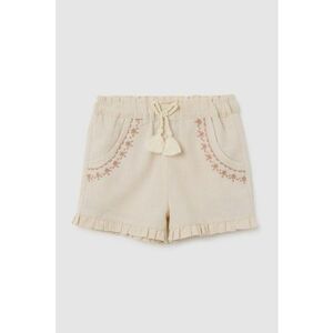 Pantaloni scurti din amestec de in cu canafi de ajustare imagine