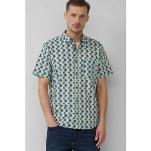Camasa cu maneci scurte si model tropical imagine