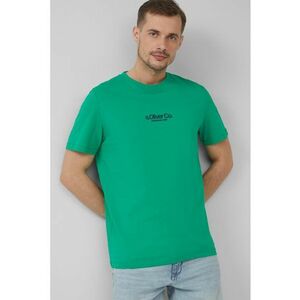 Tricou cu decolteu la baza gatului si detaliu logo imagine