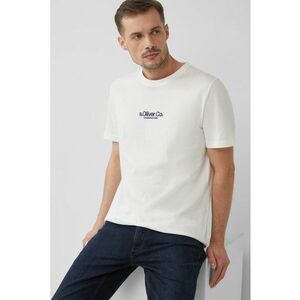 Tricou cu decolteu la baza gatului si detaliu logo imagine