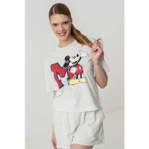 Tricou de bumbac cu imprimeu Mickey Mouse imagine
