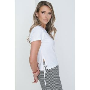 Tricou de bumbac organic cu prindere laterala imagine