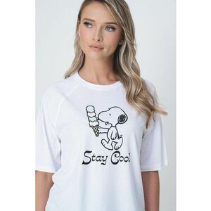 Tricou de bumbac organic cu maneci raglan Life imagine