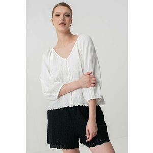 Bluza supradimensionata cu decolteu in V imagine
