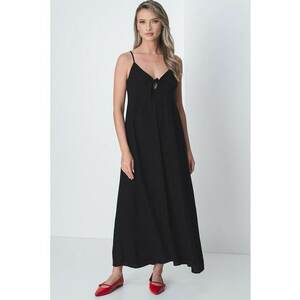 Rochie evazata cu bretele inguste Nova imagine