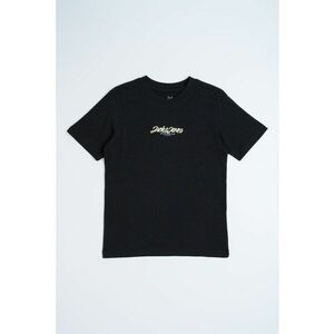 Tricou cu decolteu la baza gatului si imprimeu logo imagine
