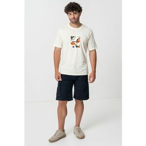 Tricou de bumbac cu imprimeu frontal imagine