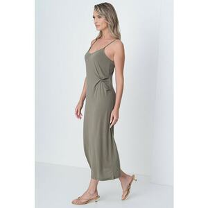 Rochie midi dreapta cu bretele inguste Canora imagine