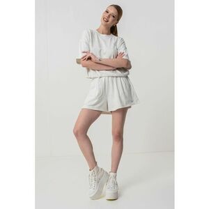 Tricou supradimensionat cu snur in talie imagine