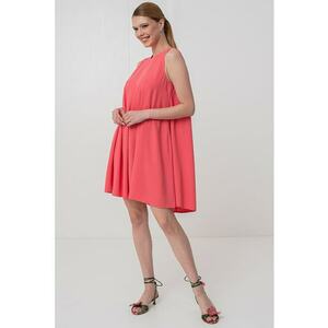 Rochie lejera scurta din amestec de in Say imagine