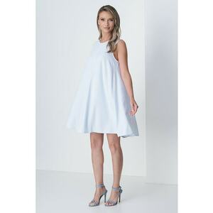 Rochie lejera scurta din amestec de in Say imagine