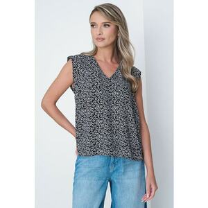 Bluza cu model si decolteu in V imagine