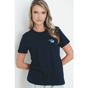 Tricou din bumbac organic cu imprimeu grafic imagine