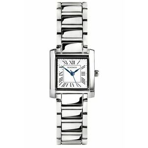 Ceas dama Classic - argintiu/alb - 30x30mm imagine