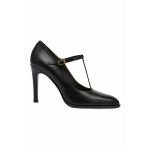 Pantofi de piele cu bareta in T imagine