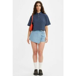 Fusta-pantalon uni cu talie medie imagine