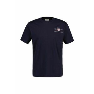 Tricou regular fit cu decolteu la baza gatului Archive imagine