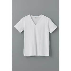 Tricou uni cu decolteu in V imagine
