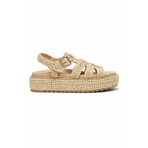 Sandale flatform cu design impletit imagine