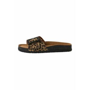 Papuci de piele cu animal print imagine