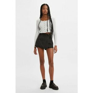 Fusta-pantalon uni cu talie medie imagine
