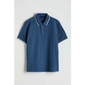 Tricou regular fit cu guler polo imagine