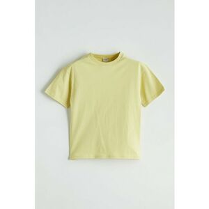 Tricou uni cu decolteu la baza gatului imagine