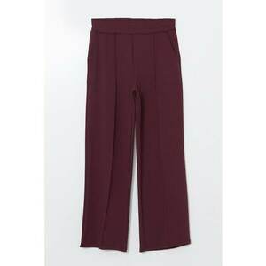 Pantaloni cu talie elastica si detaliu cu pensa imagine