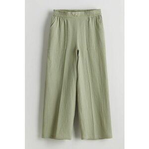 Pantaloni cu croiala ampla si buzunare oblice imagine