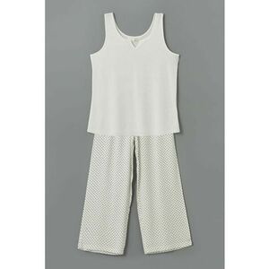 Pijama cu snur de ajustare in talie imagine