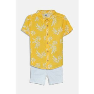 Set de camasa si pantaloni scurti cu model - 2 piese imagine