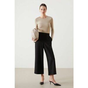 Pantaloni crop cu talie inalta imagine