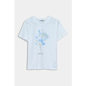 Tricou din bumbac cu imprimeu floral imagine