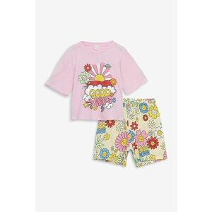 Pijama cu imprimeu floral imagine
