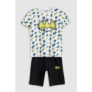 Pijama din bumbac cu imprimeu desene animate imagine