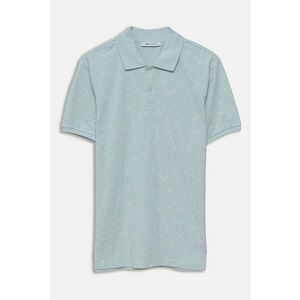 Tricou polo cu model geometric imagine
