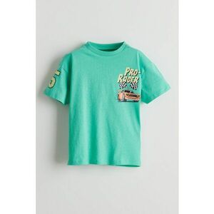 Tricou lejer de bumbac cu imprimeu imagine