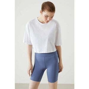 Tricou crop de bumbac imagine