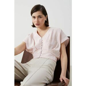 Bluza crop cu nasturi imagine