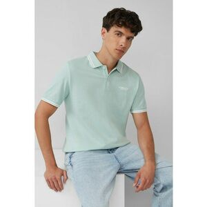 Tricou polo cu imprimeu logo discret imagine