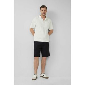 Bermude relaxed fit din bumbac cu snur de ajustare imagine