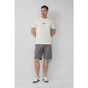 Bermude relaxed fit din bumbac cu snur de ajustare imagine