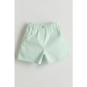 Pantaloni scurti uni cu talie elastica imagine