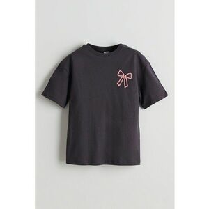 Tricou de bumbac cu imprimeu text imagine