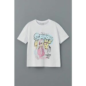 Tricou de bumbac cu imprimeu grafic imagine