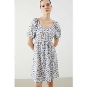 Rochie evazata cu model floral imagine