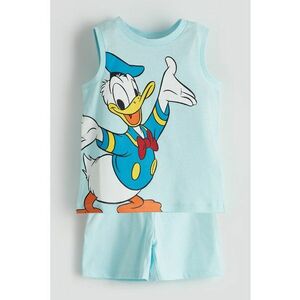 Set de top si pantaloni scurti cu imprimeu Donald Duck imagine