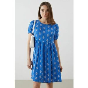 Rochie evazata cu model grafic imagine