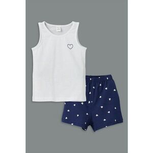 Set de tricou fara maneci si pantaloni scurti - 2 piese imagine
