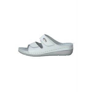 Papuci wedge de piele imagine